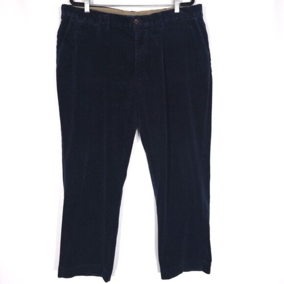 POLO RALPH LAUREN Men’s PRESTON PANT Cotton Corduroy‎ Navy VINTAGE Size 40/30 - Picture 1 of 11